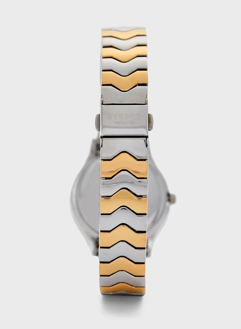 VERSUS VERSACE Mount Pleasant Combo Bracelet Watch