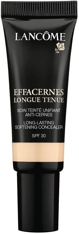 Lancme Effacernes Longue Tenue Concealer LongLasting Natural Coverage Cream Concealer for Dark Circles and Fine Lines