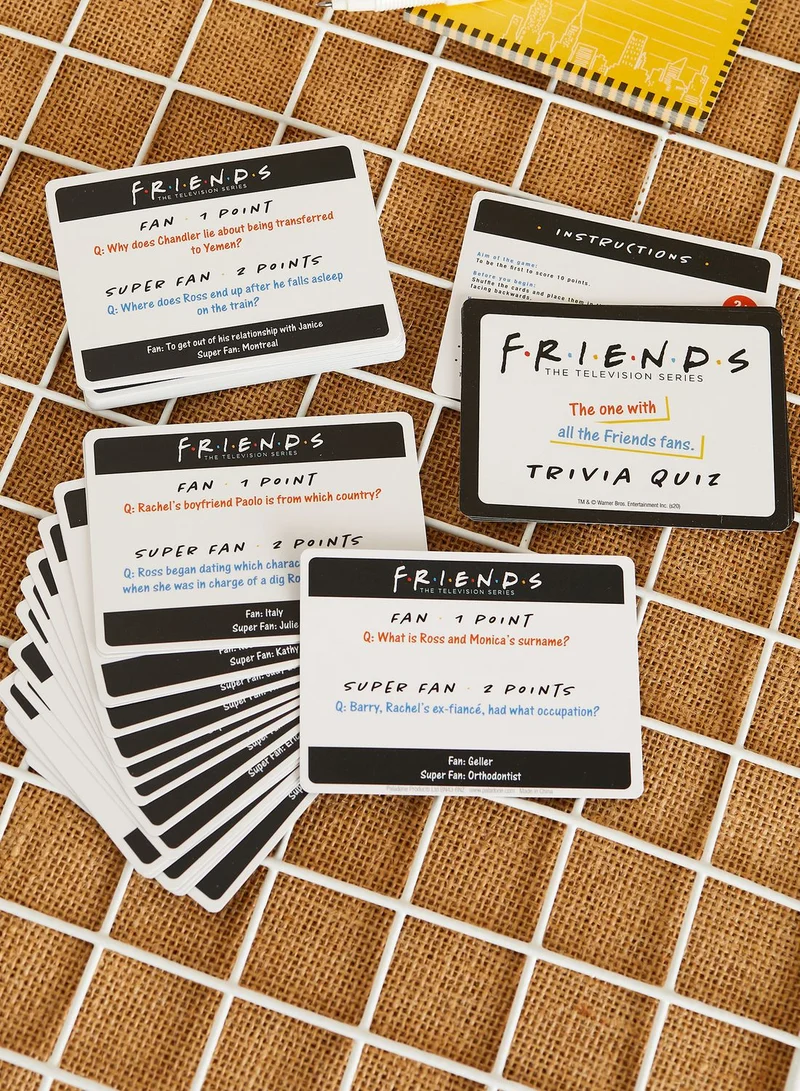 Friends Friends Trivia Quiz
