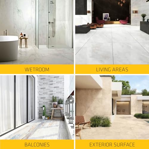 SIKA – Tile spacers – SikaCross Tile Spacer 2.0 mm – Maintain Uniform Joints During Tile Installation – for Floors and Walls – Easy to use – White - Image 5