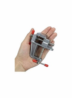 Excefore DIY Table Vice Miniature Vise, Aluminum Alloy Small Clamp Hobby Jewelry Work 30MM  - Image 1