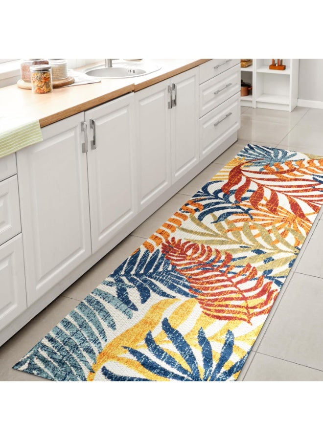 سجادة طويلة للممرات الداخلي  و الخارجي مستطيلة سمك 0.25 سم ضهر دوتس مانع الانزلاق سهلة التنظيف مثالية لغرفة المعيشة وغرفة الطعام والممرات غرف مشاية - Image 2