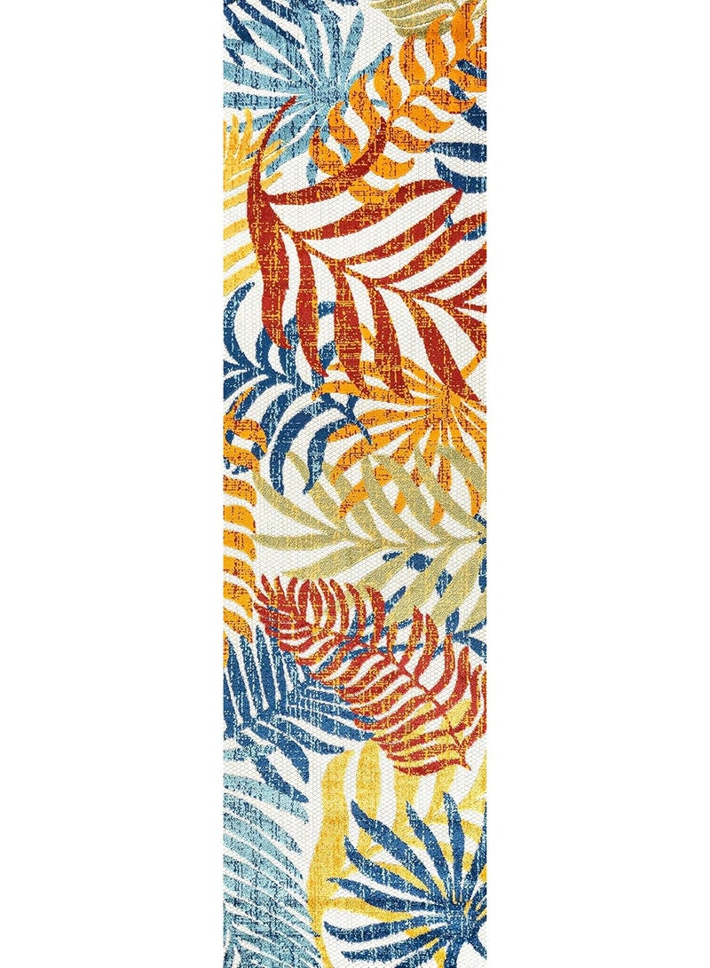 سجادة طويلة للممرات الداخلي  و الخارجي مستطيلة سمك 0.25 سم ضهر دوتس مانع الانزلاق سهلة التنظيف مثالية لغرفة المعيشة وغرفة الطعام والممرات غرف مشاية - Image 3