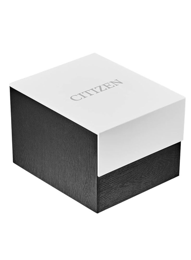 سيتيزن مواطن ساعة كوارتز تناظرية بمينا أصفر وسوار من الستانلس ستيل للرجال BI5110-54Z - Image 3