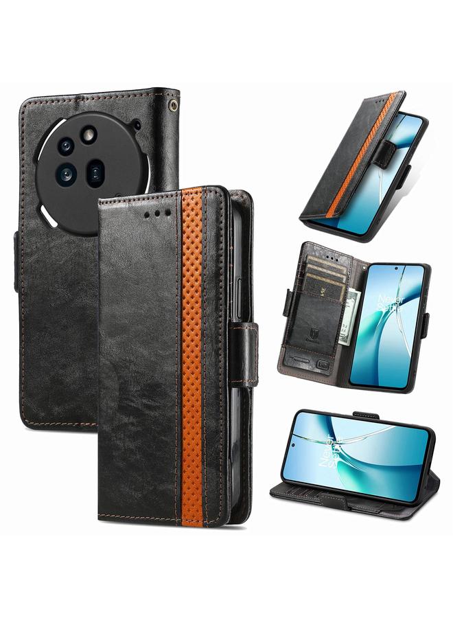S-TOP Case For Nothing Phone 3a Pro CaseNeo Splicing Dual Magnetic Buckle Leather Phone Case - Image 1