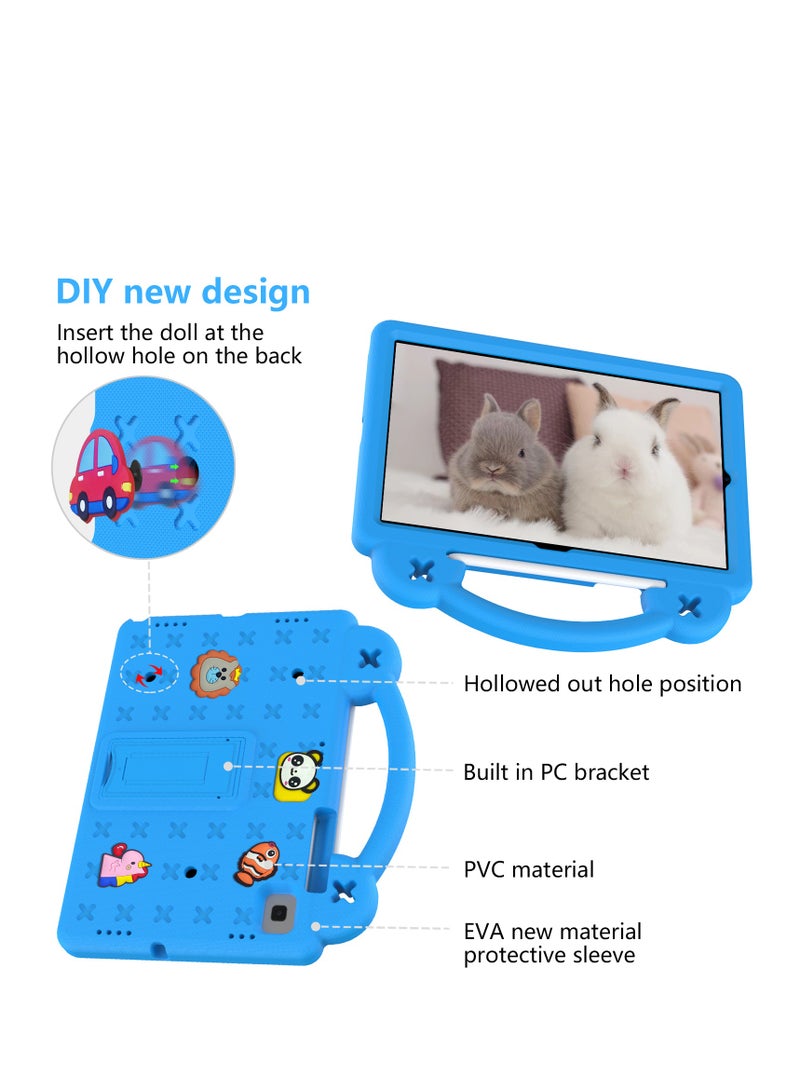 Child protection case for Samsung Galaxy Tab A7 (T500/T860/T720/P610) 10.4 inch(2020)/Samsung Galaxy TAB S6 lite 10.4 inch(2020/2022) /Samsung Galaxy TAB S6 10.5(2019), Heavy duty EVA foam shockproof protective case Child shockproof protective case with stand  Pen slot - Image 2