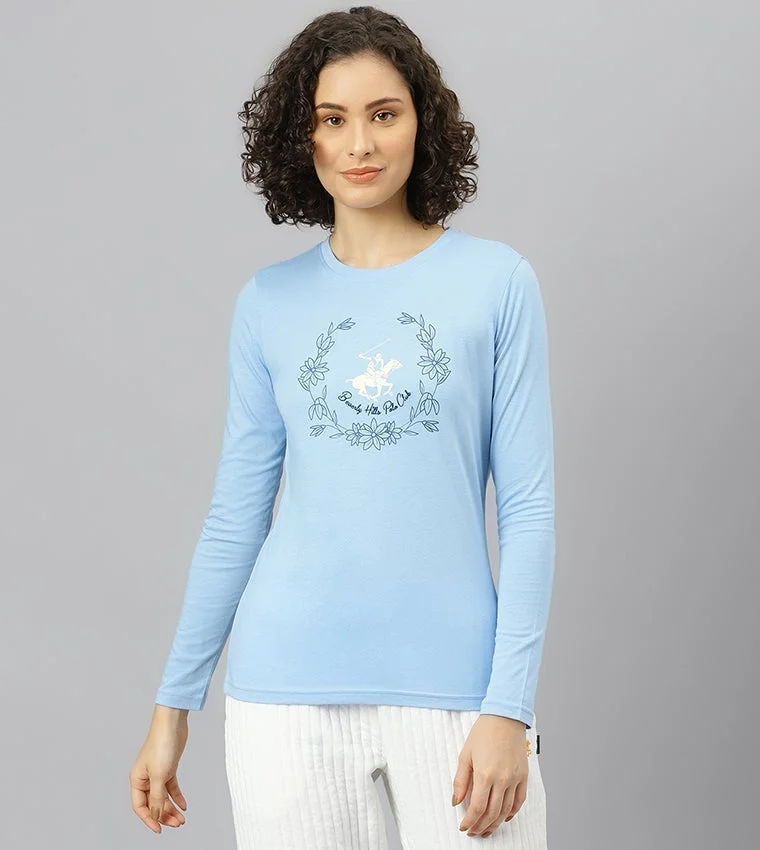 Beverly Hills Polo Club Regal Crest Long Sleeves T-Shirt