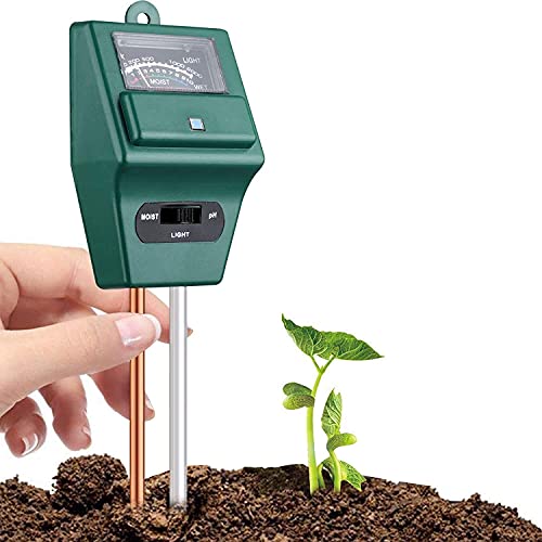 Tusmad 3-in-1 Soil Moisture Sensor, Soil pH Meter & Sunlight Tester, Professional Soil Testing Kit for Agriculture, Garden, Farm & Lawn – Moisture Meter, Soil Testing Machine & Plant Care Tool - Image 1