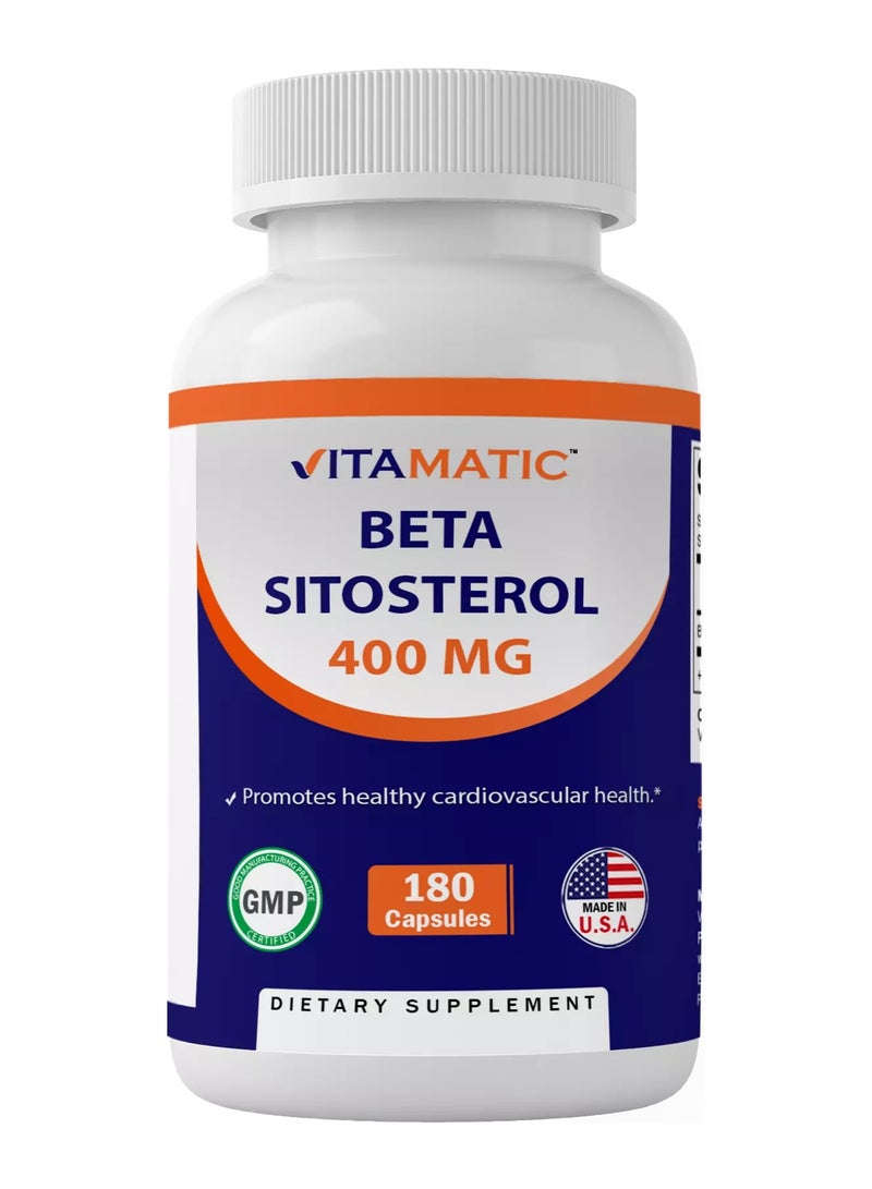 فيتاماتيك بيتا سيتوستيرول، 400 ملغ، 180 كبسولة