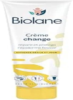 Biolane Expert Baby Soothing Cream 100ml, Natural Formula with Zinc Oxide, Sweet Almond Oil, Vitamin B5 & Inubiom, Skin Regeneration, 98% Natural Ingredients, Made in France