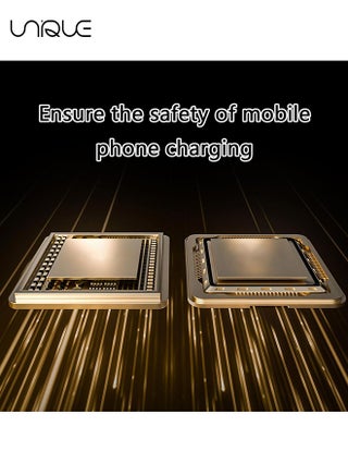 محول USB C محمول من النوع C من الذكور إلى الإناث - موصل مع شاشة رقمية - محول للأجهزة عالية الطاقة مع دعم شحن 240 واط - محول شاشة شحن كامل الميزات لأجهزة الكمبيوتر المحمولة والأجهزة اللوحية - أسود - view 3