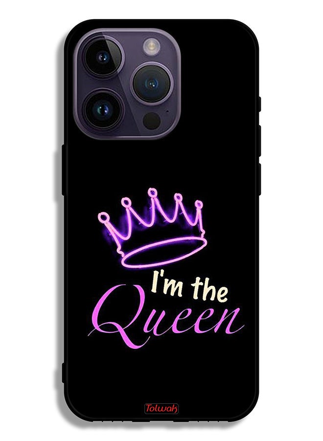 Tolwak Apple iPhone 14 Pro Protective Case I Am The Queen - Image 2