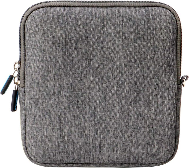ROOFULL External USB DVD Blu-ray Hard Drive Protective Storage Carrying Sleeve Case Pouch Bag, Compatible for Apple Superdrive, Magic Trackpad, Samsung/ASUS/Dell/LG External DVD Drive, Gray - Image 2