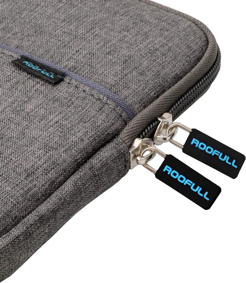 ROOFULL External USB DVD Blu-ray Hard Drive Protective Storage Carrying Sleeve Case Pouch Bag, Compatible for Apple Superdrive, Magic Trackpad, Samsung/ASUS/Dell/LG External DVD Drive, Gray - Image 3