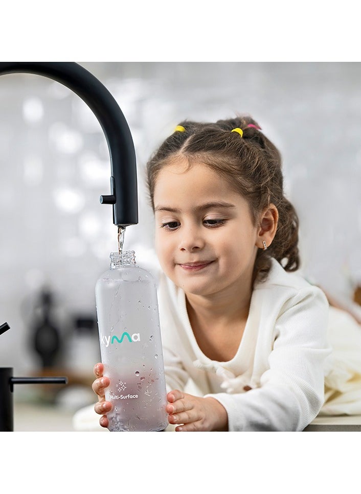 kyma - Kyma Multi-Surface Cleaner Single Kit, 1 Refillable Bottle + 1 Multi-Surface Refill, 500ml (Makes 1x 500ml Bottle of Multi-Surface Cleaner), Powerful, Non-Toxic, Eco Friendly, Removes Grease & Dirt - Image 1
