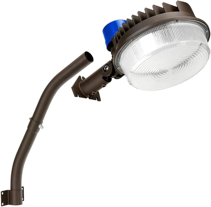 Juyace 18000lm LED Barn Light Dusk to Dawn Outdoor Lighting 120W 5000K Daylight Adjustable Angle Yard with Photocell IP65 Waterproof for Security Area - Image 1