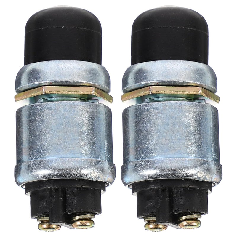 Waterproof Car Start Button 2pcs Universal Ignition Engine Push Switch for Truck Boat Replacement - Image 1