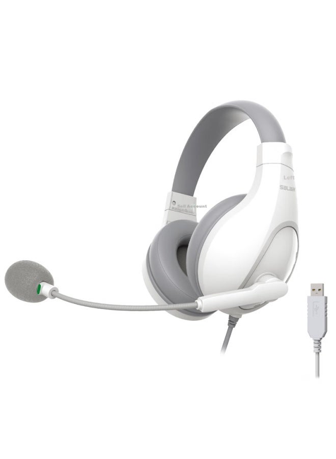 Salar E810 English Speaking And Listening Exam Special Headphones Headset Type-c Dual-use Black With Microphone Usb Interface - Image 5