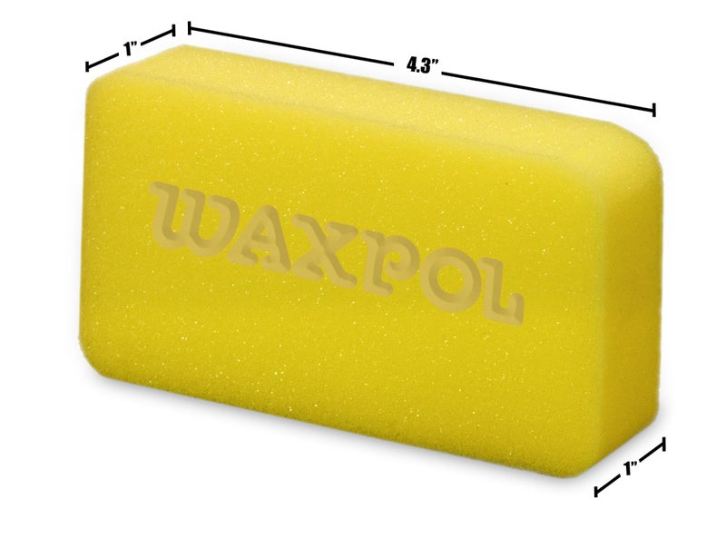 Waxpol Soft Foam Applicator Sponge (Pack of 6) for Car Polish & Wax Application - Image 3