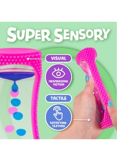 BUNMO BUNMO Kids Stocking Stuffers - Liquid Motion Bubbler with Sensory Texture - Stocking Stuffers for Kids - Bubble Timer - Liquid Motion Sensory Toys for Calming & Sensory Exploration - Small Purple  - Image 3