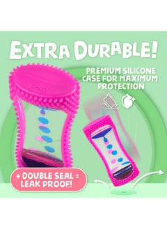 BUNMO BUNMO Kids Stocking Stuffers - Liquid Motion Bubbler with Sensory Texture - Stocking Stuffers for Kids - Bubble Timer - Liquid Motion Sensory Toys for Calming & Sensory Exploration - Small Purple  - Image 4