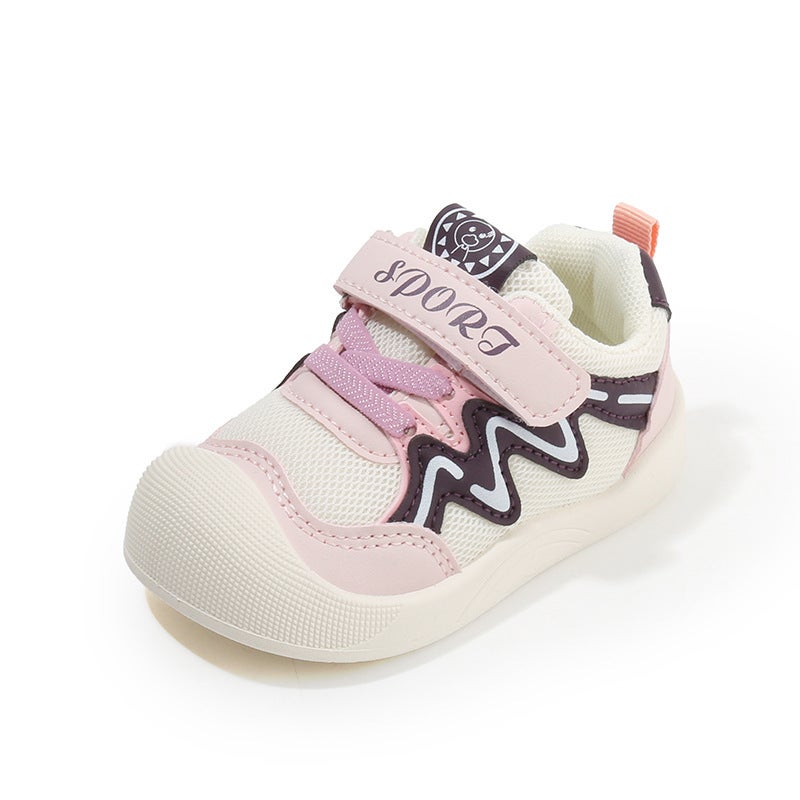 Men'S And Children'S Walking Shoes Breathable Shoes Children'S New Soft Bottom Non-Slip Infant Girls Functional Children'S Sneaker - Image 1