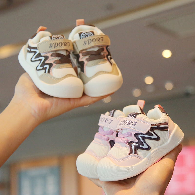 Men'S And Children'S Walking Shoes Breathable Shoes Children'S New Soft Bottom Non-Slip Infant Girls Functional Children'S Sneaker - Image 4