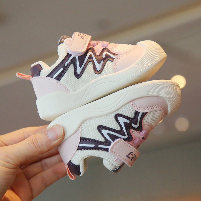 Men'S And Children'S Walking Shoes Breathable Shoes Children'S New Soft Bottom Non-Slip Infant Girls Functional Children'S Sneaker - Image 5