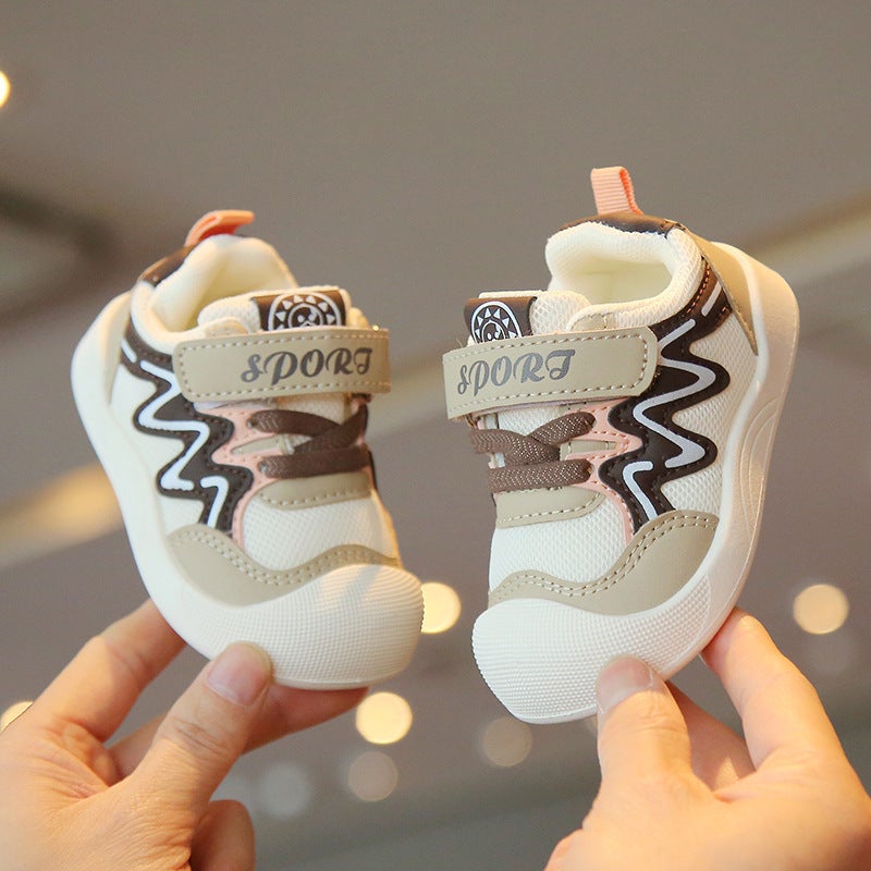 Men'S And Children'S Walking Shoes Breathable Shoes Children'S New Soft Bottom Non-Slip Infant Girls Functional Children'S Sneaker - Image 2