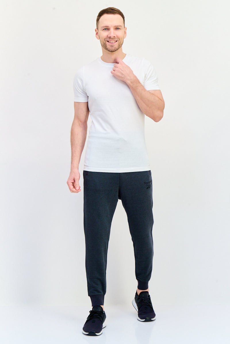 Reebok Men Sportswear Fit Outdoor Sweatpants, Black  - Image 4