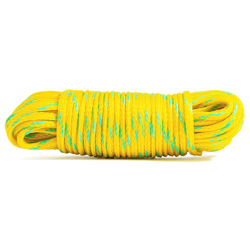 Promar NE-100 Poly Crab Line, 100-Feet, 1/4-Inch Diameter, Yellow/Green - Image 2