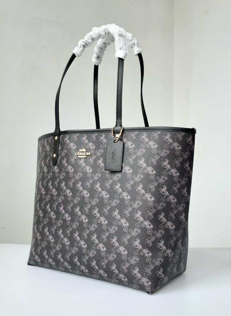 coachoutlet COACH bag for ladies Women's handbag Fashion City Tote Bag Versatile Large Capacity Large Size Shoulder Bag In Signature Canvas.  - Image 3