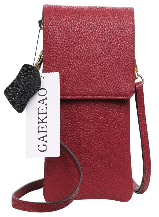 GAEKEAO Small Crossbody Bags for Women Leather Cell Phone Purse Bag Wallet with RFID Blocking Credit Card Slots - Image 2