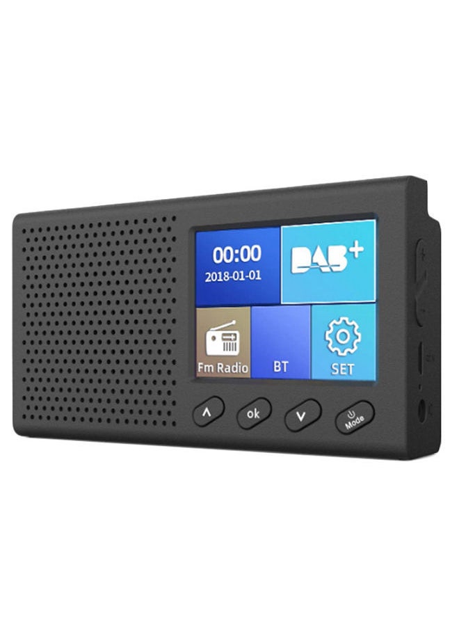نيبمينينت راديو FM رقمي لاسلكي مزود بشاشة LCD وتقنية بلوتوث K14123 أسود  - Image 2