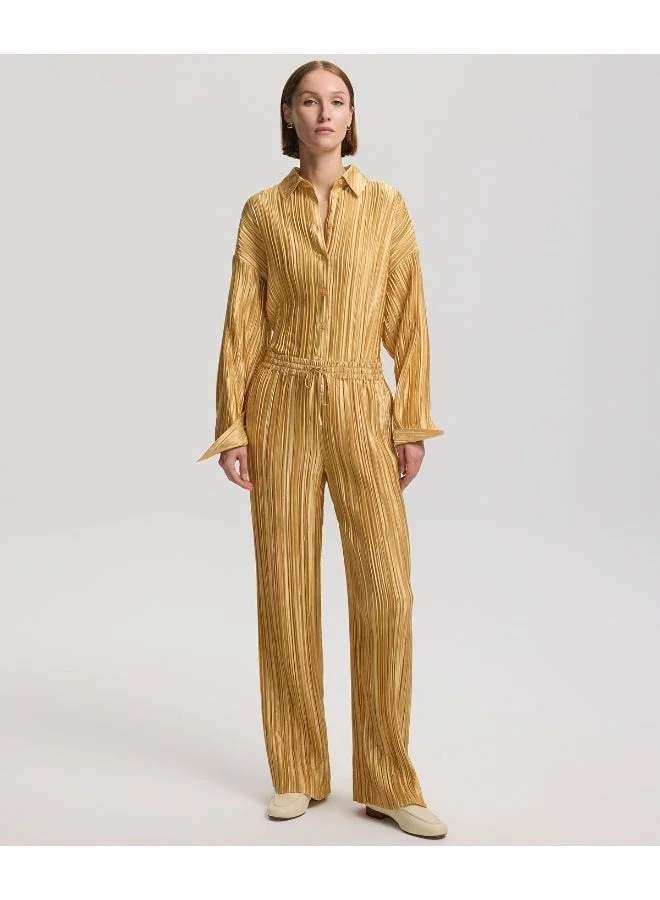 ابيكول بنطلون واسع مطوي