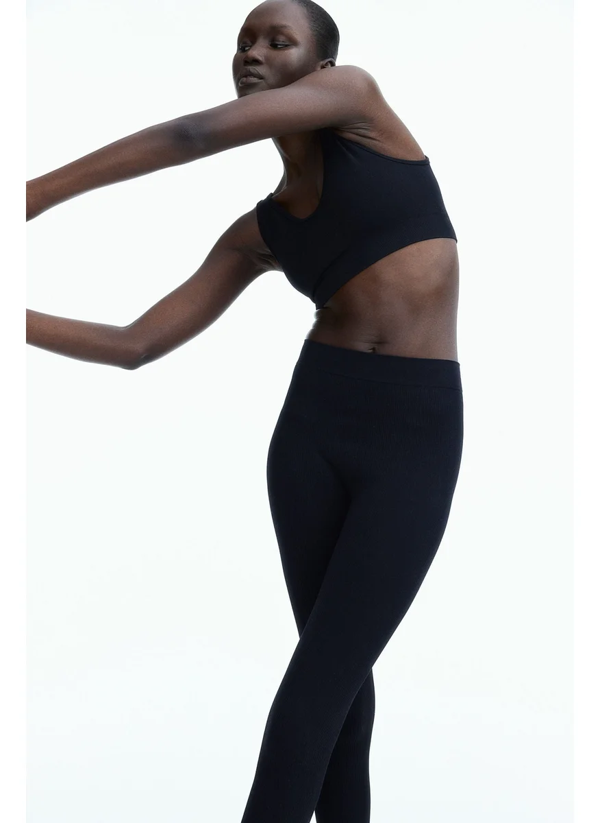 اتش اند ام Seamless Ribbed Leggings