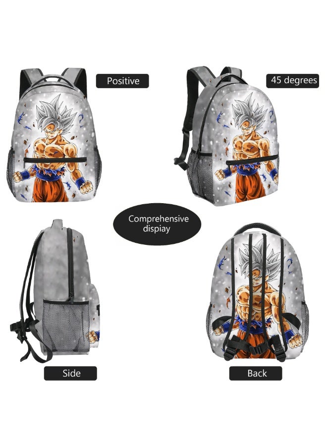 دراجون بول دراغون بول حقائب ظهر للأطفال ، حقائب مدرسية للمراهقين وطلاب المدارس الابتدائية ، حقائب ظهر رياضية ترفيهية للرجال والنساء - Image 2