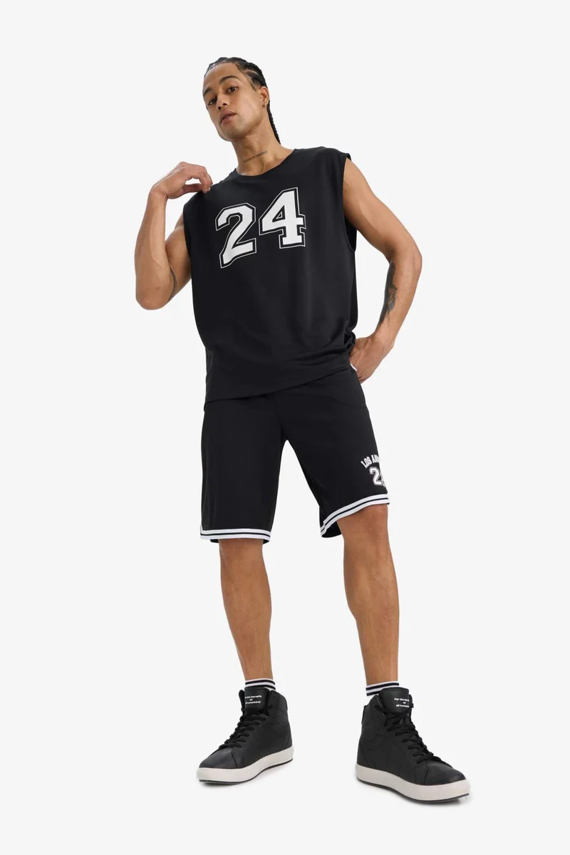 Defacto  DeFactoFit Fast Drying Standard Fit Sports Heavy Fabric Shorts for Men | Best Price UAE