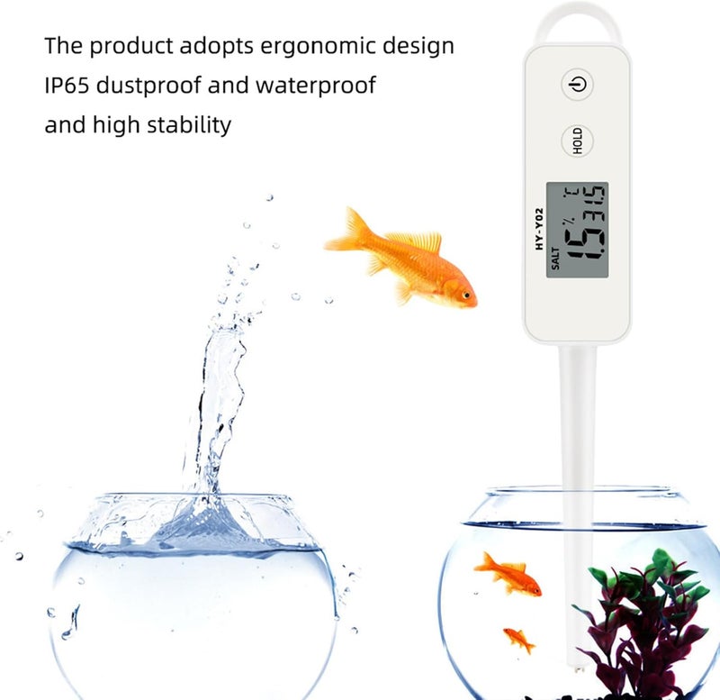 ordinarYone High Precision Salinity Meter for Aquariums and Cooking with 0.2% Accuracy and Wide Measuring Ranges from 0.1% to 0.5 - Image 5