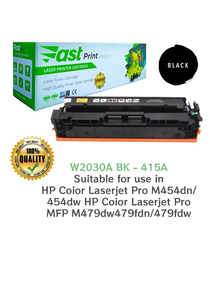 Fast Print Toner 415A Black - W2030A  - Image 1