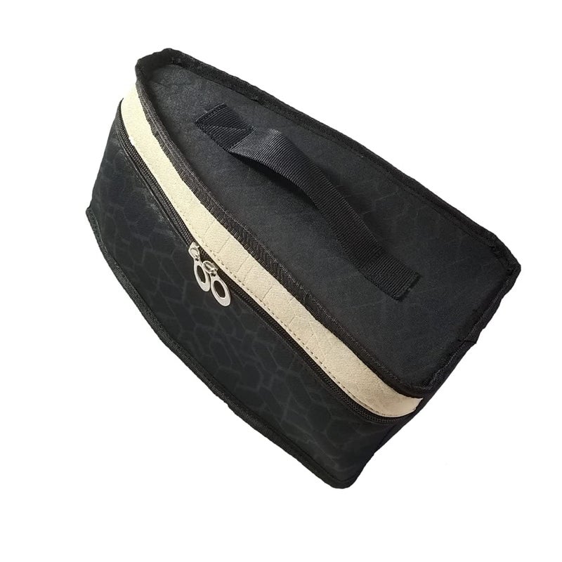DHARMATMAJ Iron Storage Bag Iron Protective Cover Travel Iron Carrier Iron Tote with Handle Zipper Closure Dustproof Easy to Carry Iron Storage Case Holder Black - Image 4