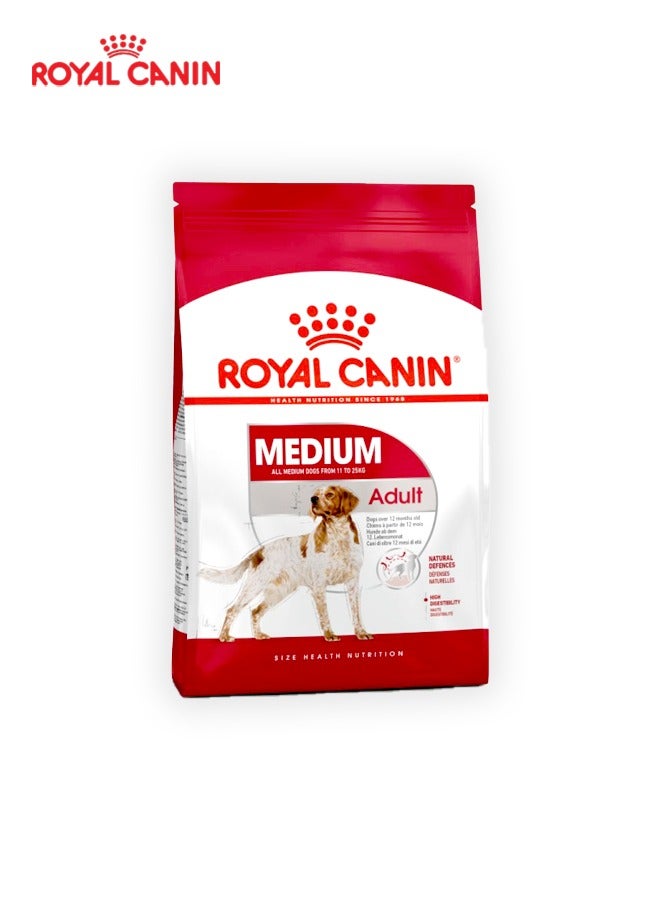 طعام جاف للكلاب البالغة متوسطة الحجم - 1 كجم