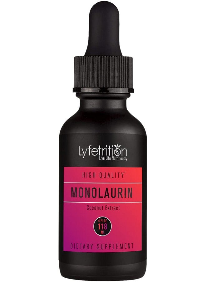Lyfetrition Monolaurin Liquid Extract 950 Mg 4 Oz Liquid 150 Servings Made In Usa Quick Absorption Quality Potent Ingredients Thirdparty Tested Nongmo Gmp Certified Crueltyfree Products  - Image 2