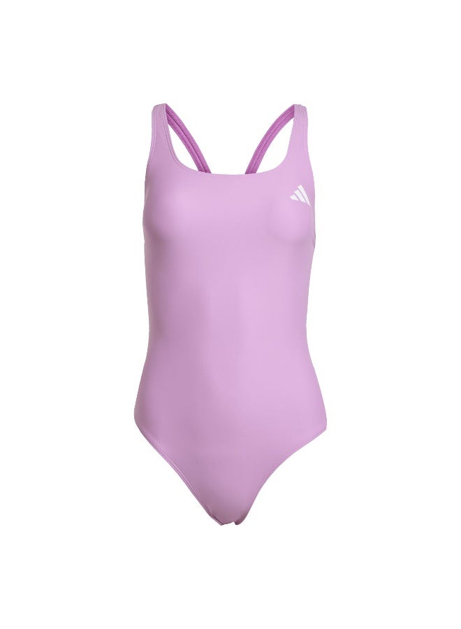 Adidas Ess Vbck Suit Purple Swim Swimwear For Women 26"  - Image 1