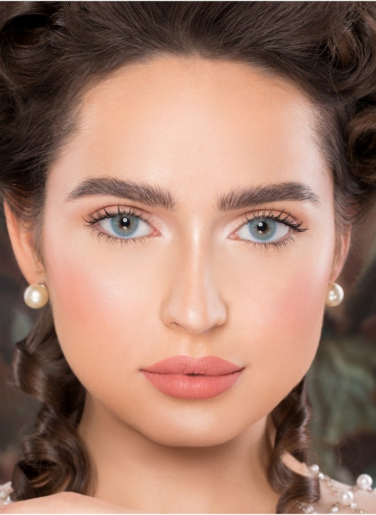 NATURÉL Core Blue lenses A charming look with natural and beautiful colors Monthly use contact lenses, a pair in a box  - Image 2