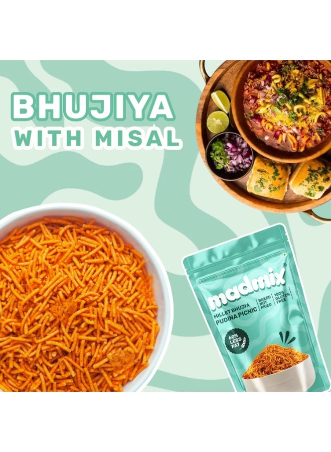 Jowar Bhujia Pudina Picnic (125g ) - Image 2
