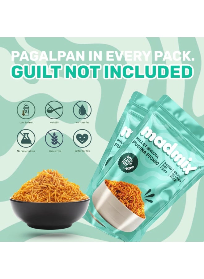 Jowar Bhujia Pudina Picnic (125g ) - Image 4