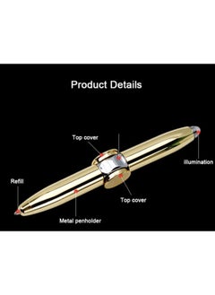 EasyLife Spinning Rotating Pen Metal Shell Rotating Pen Led Rotating Pen Refill Ballpoint Pen  - Image 3