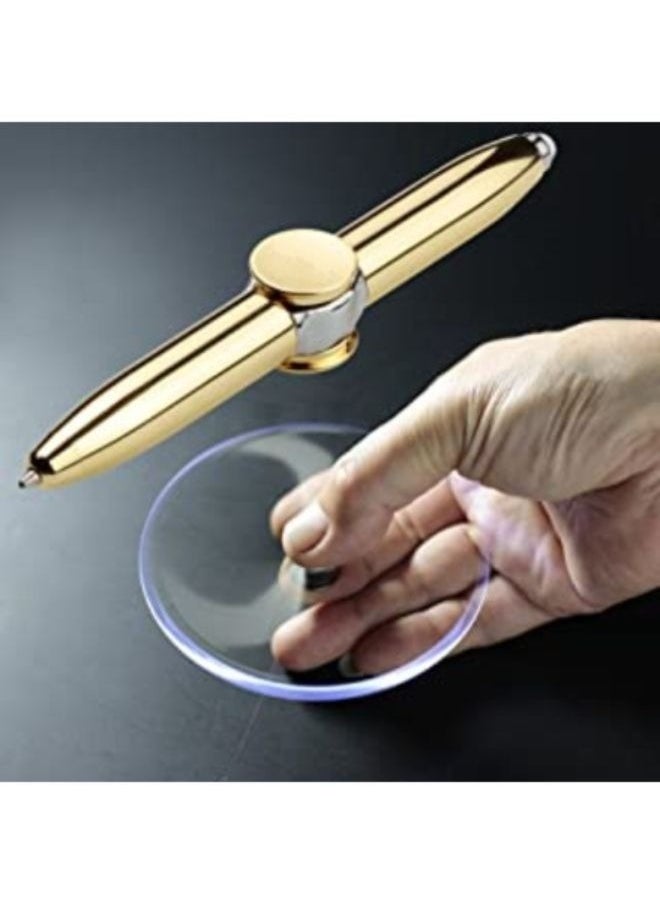 EasyLife Spinning Rotating Pen Metal Shell Rotating Pen Led Rotating Pen Refill Ballpoint Pen  - Image 4