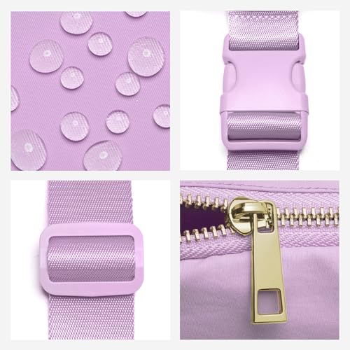 Gitus Gifts for 8 9 10 11 12 Year Old Girls Belt Bag Fanny Pack Crossbody Bags with Initial Letter Patch Cute Stuff Birthday Gifts for Teen Girls Women Personalized Trend Stuff (Lavender-E) - Image 4